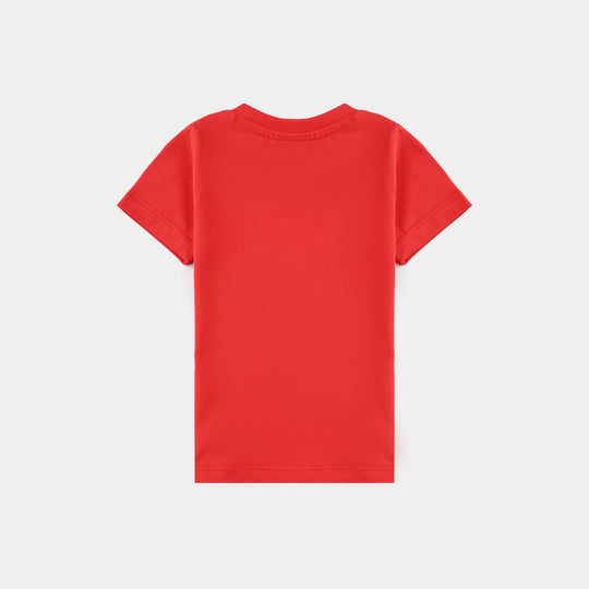 Infant Girls Cotton Jersey T-Shirt EMB HEARTS