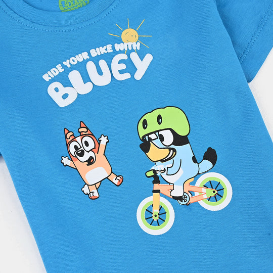 Infant Boys Cotton Jersey T-Shirt Bluey