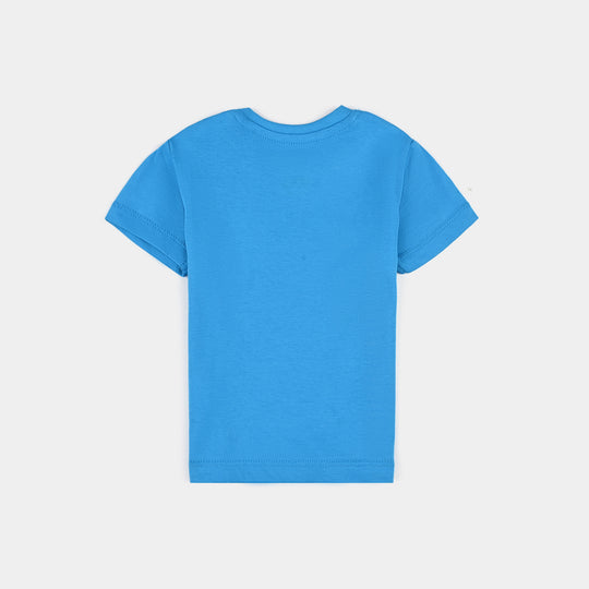 Infant Boys Cotton Jersey T-Shirt Bluey