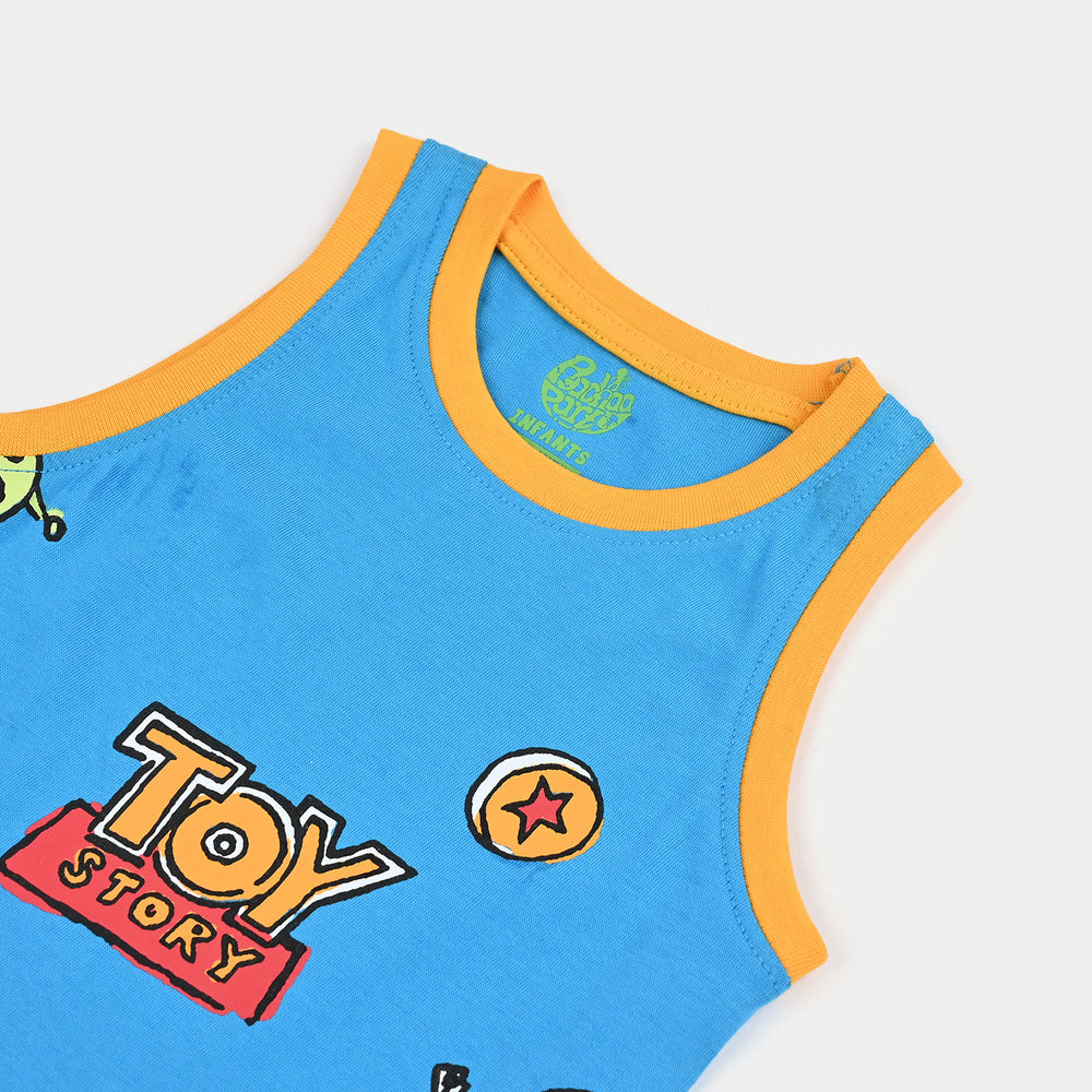 Infant Boys Cotton Jersey Sando Toy Story