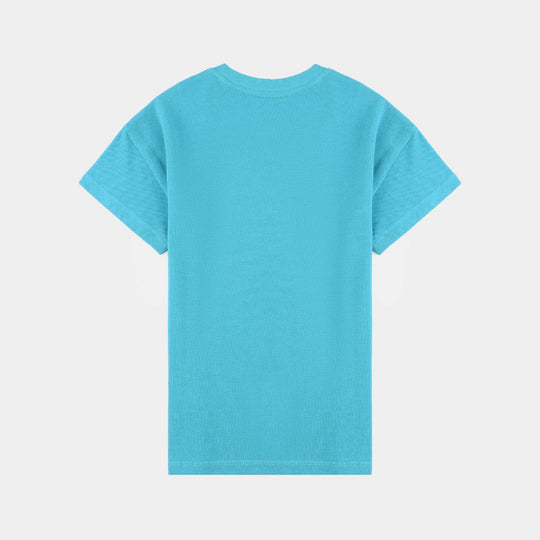 Boys Jumbo Pique T-Shirt H/S Palm Trees