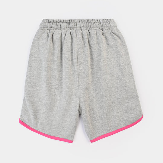 Girls Jersey/Terry Short You Love-H.grey