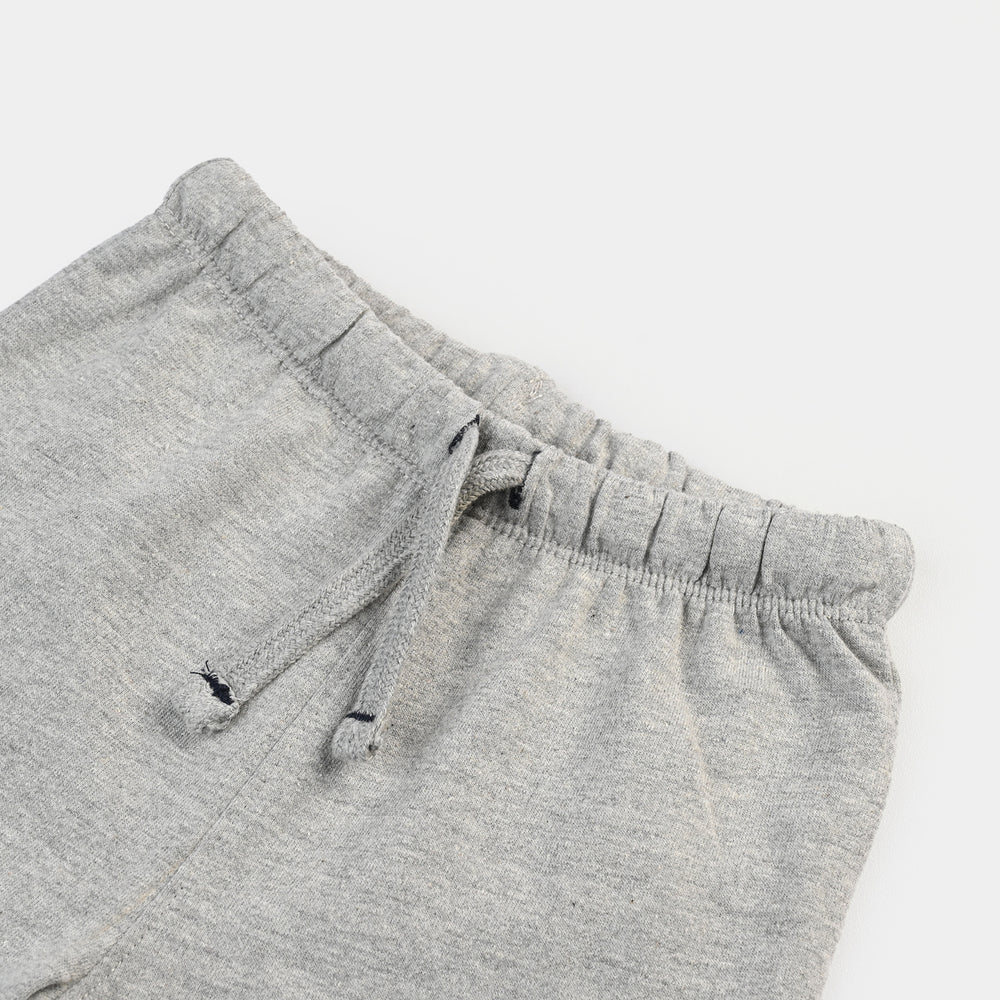 Infant Boys Jersey/Terry Basic Short-H-Grey