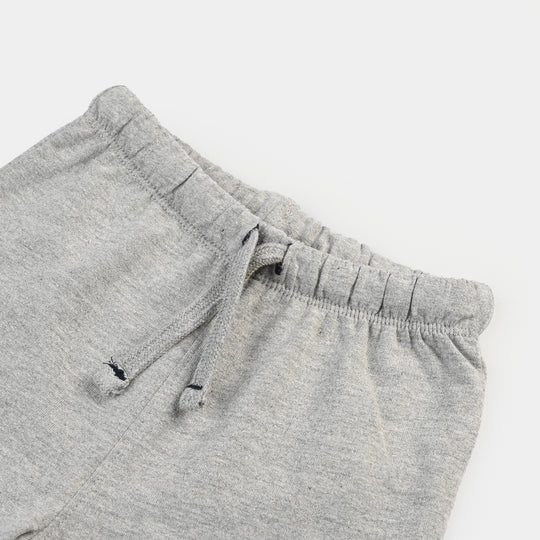 Infant Boys Jersey/Terry Basic Short-H-Grey