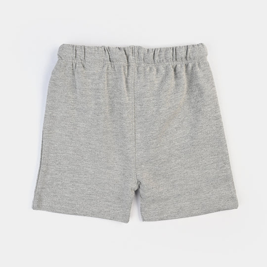 Infant Boys Jersey/Terry Basic Short-H-Grey