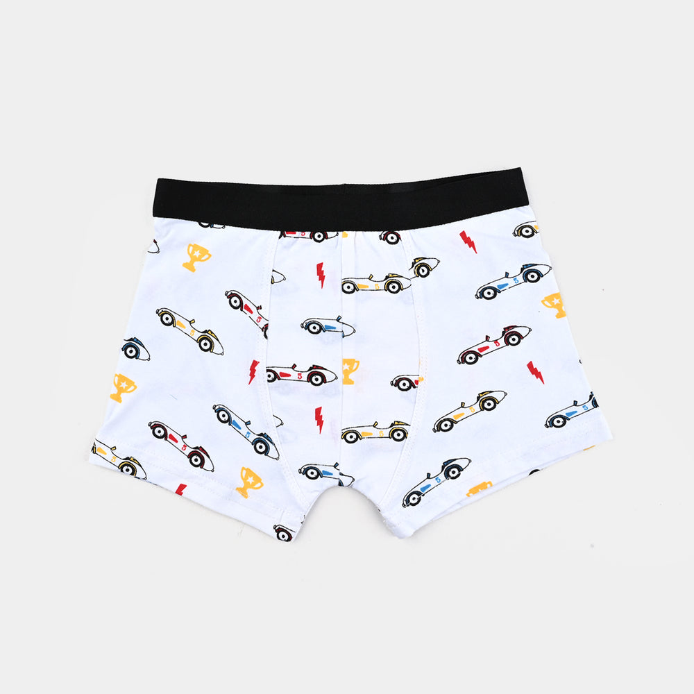 Boys Cotton Jersey Boxer Cars-Pack 0f 2-Multi/citrus