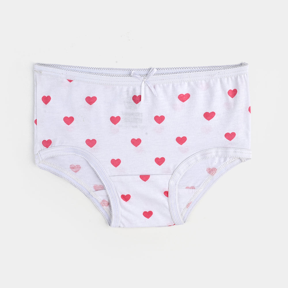 Pack of 2 Girls Cotton Jersey Panties Hearts-Pink/White