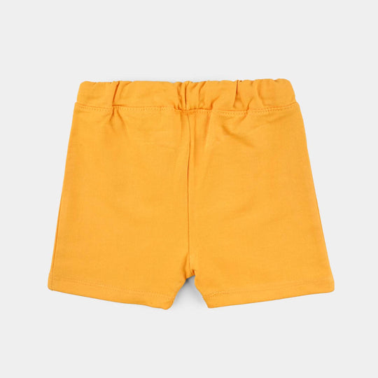 Infant Boys Jersey/Terry Basic Short-Gold Fusion