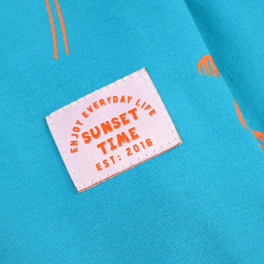 Boys Cotton Jersey T-Shirt H/S Palm Tree