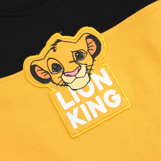 Infant Boys Cotton Jersey T-Shirt Lion King-Gold Fusion