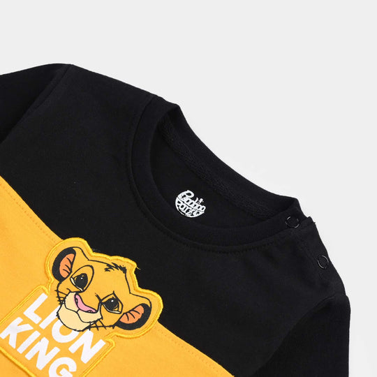 Infant Boys Cotton Jersey T-Shirt Lion King-Gold Fusion