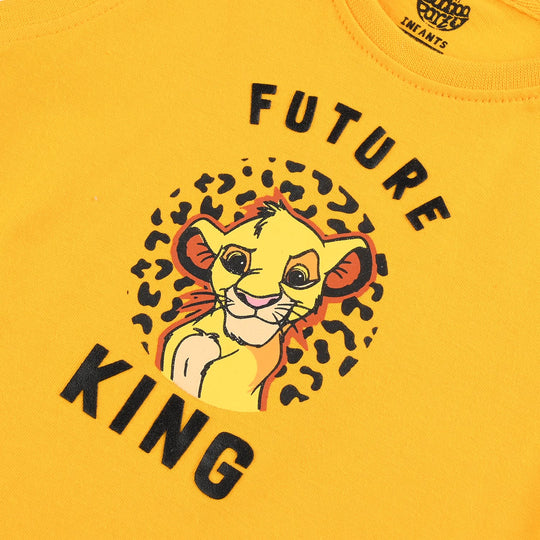 Infant Boys Cotton Jersey Sando Future King