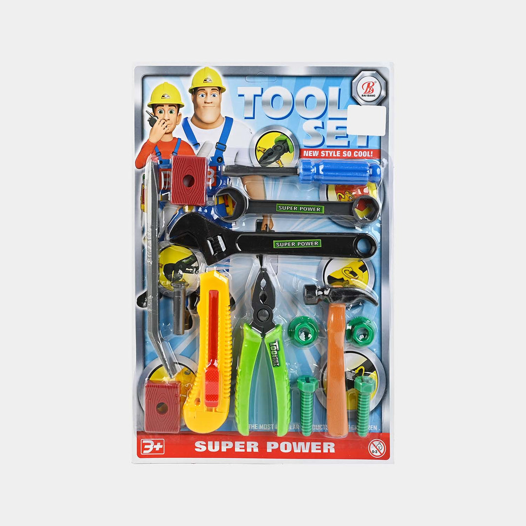 Mini Work Tool Play Set for Kids | 14 Pcs