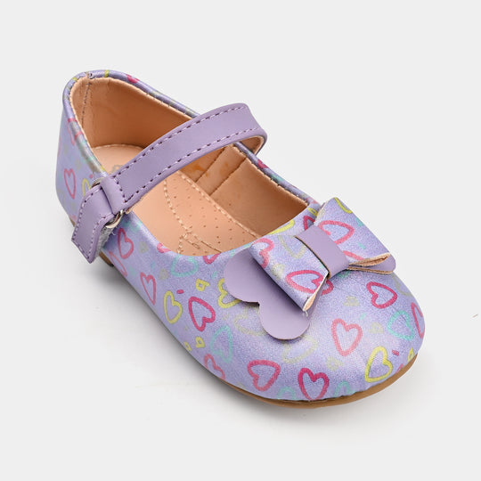 Girls Pumps 11-66-Purple