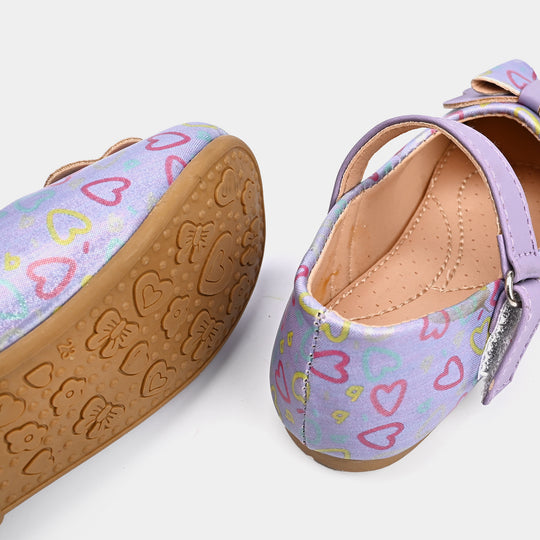 Girls Pumps 11-66-Purple