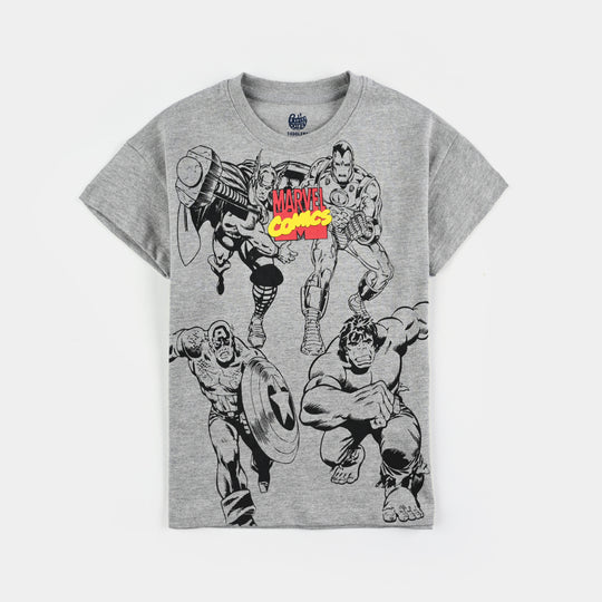 Boys Jersey/Terry 2 Piece Suit-H.grey