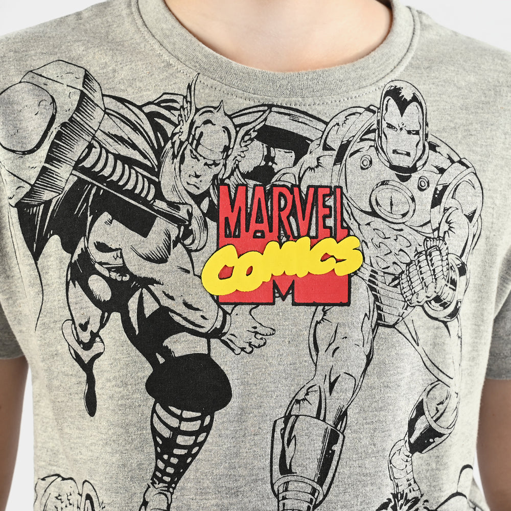 Boys Jersey/Terry 2 Piece Suit-H.grey