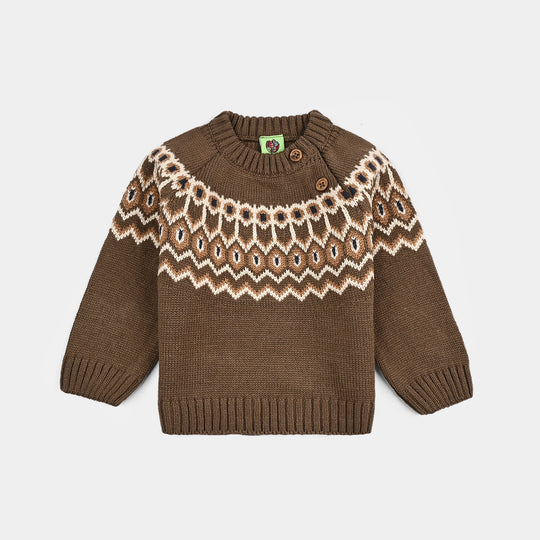 Infant Boys Acrylic Suit-Tribe - BROWN