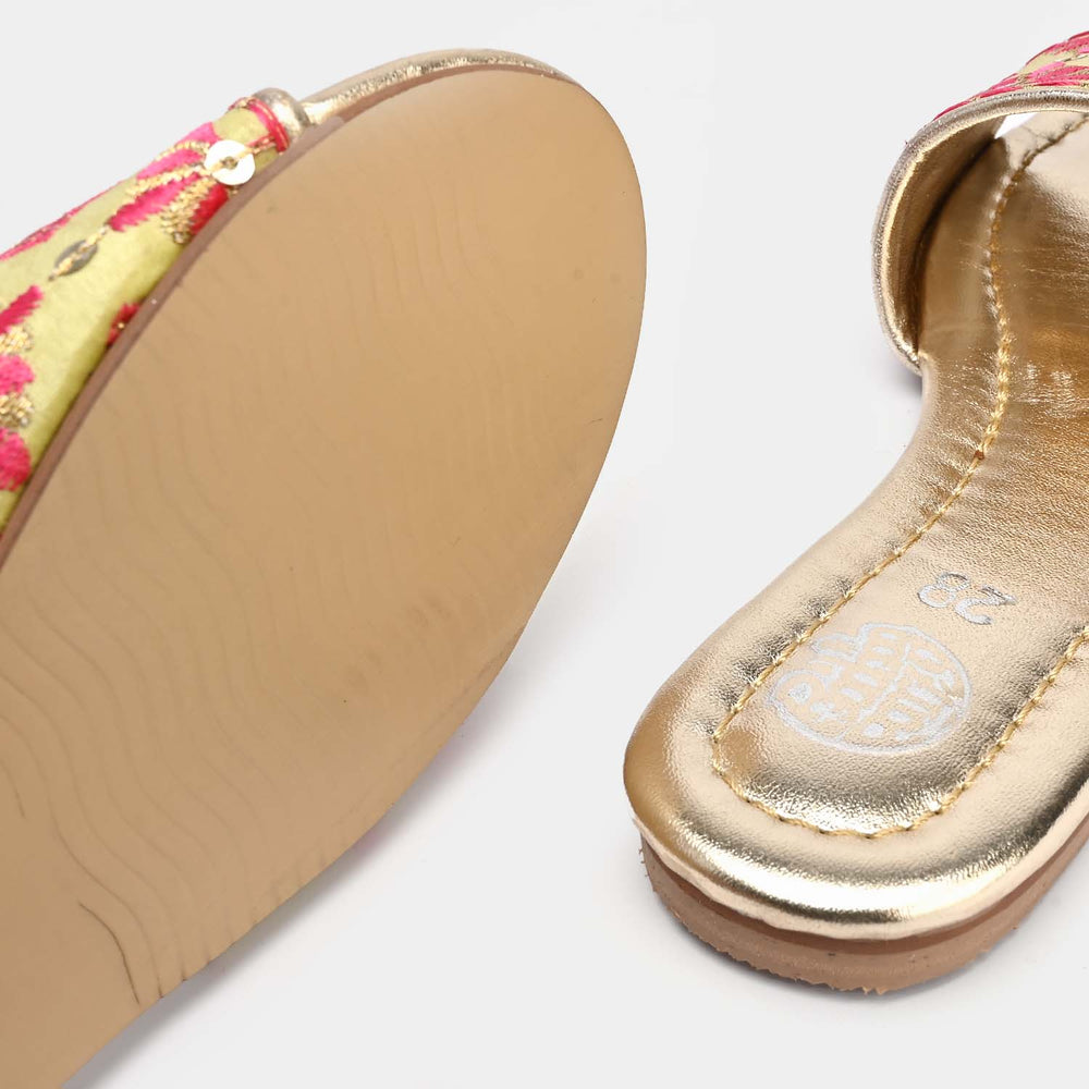 Girls Slipper 1031-17-Fuchsia