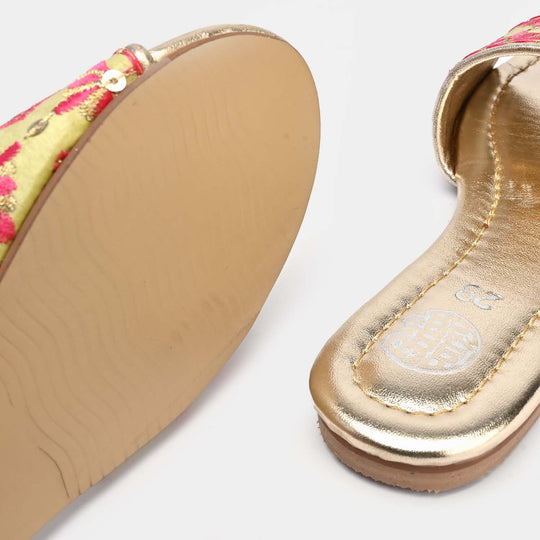 Girls Slipper 1031-17-Fuchsia