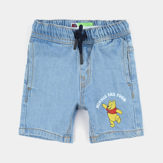 Infant Boys Denim rigid Short-Ice Blue