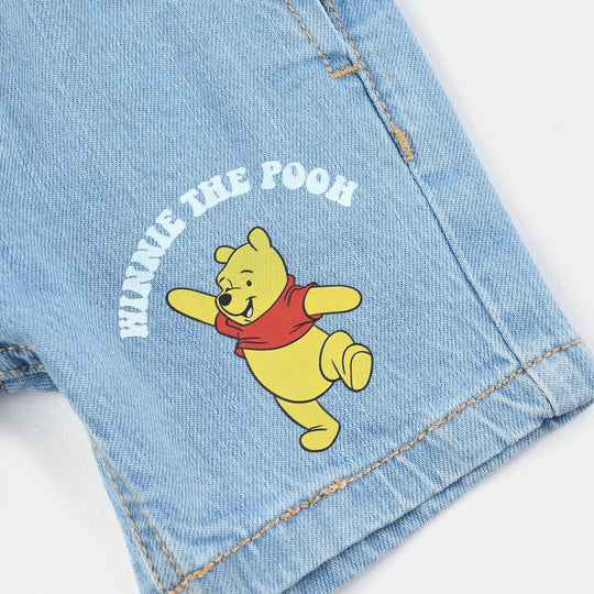 Infant Boys Denim rigid Short-Ice Blue