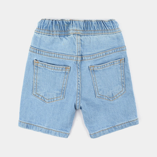 Infant Boys Denim rigid Short-Ice Blue
