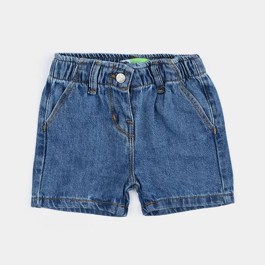 Infant Girls Denim rigid Short Basic-Mid Blue