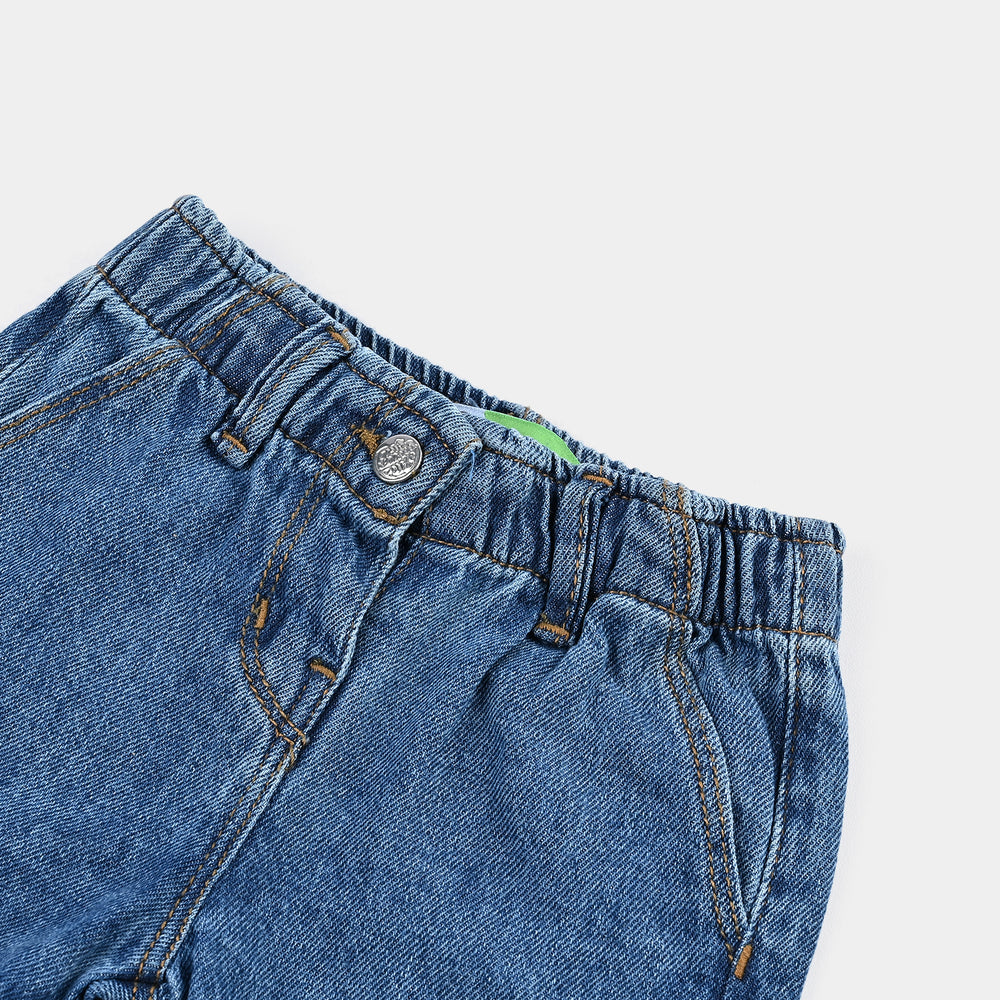 Infant Girls Denim rigid Short Basic-Mid Blue