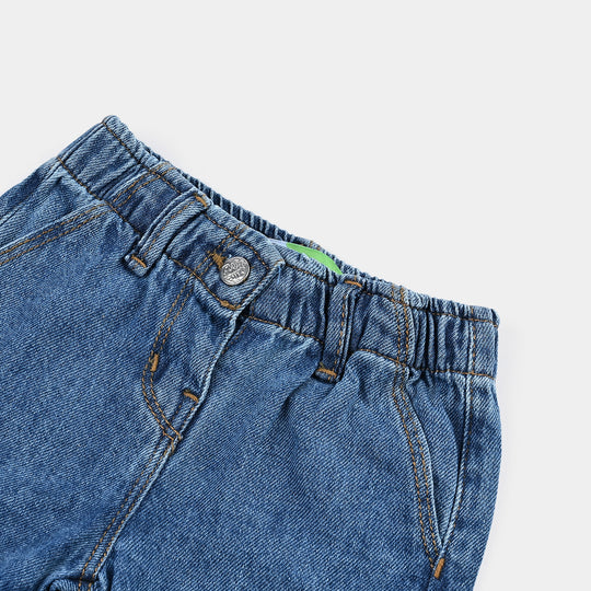 Infant Girls Denim rigid Short Basic-Mid Blue