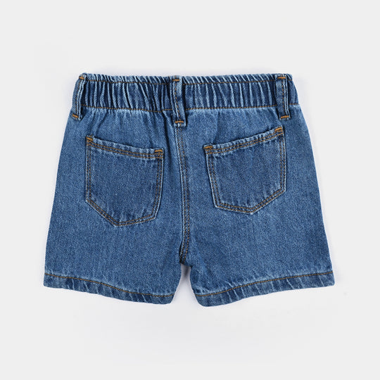 Infant Girls Denim rigid Short Basic-Mid Blue