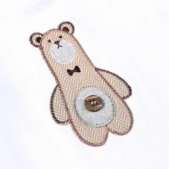 Infant Boys Jacquard Suit BEAR-BROWN