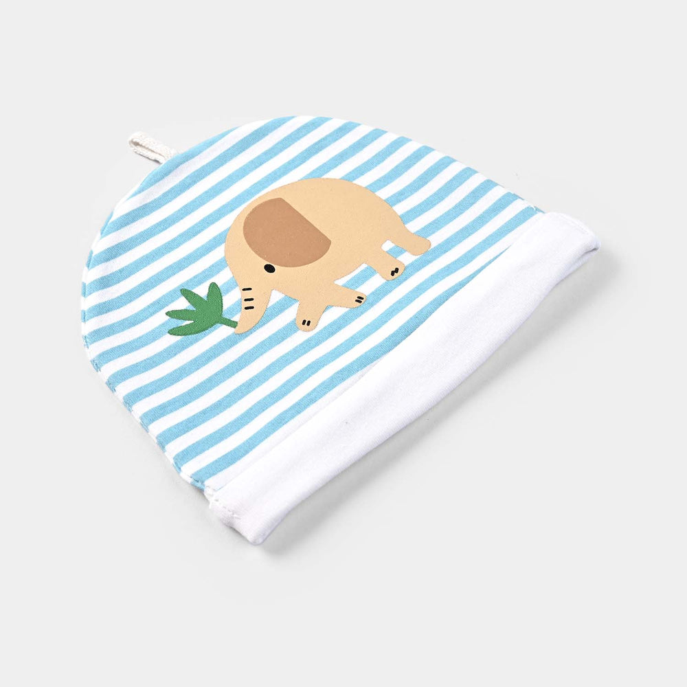 Infant Cotton Cap Elephant-Multi