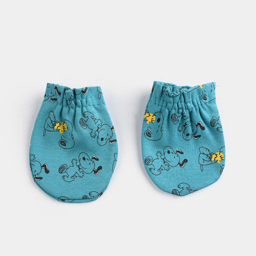 Infant Cotton Interlock Mittens Snoopy-Multi