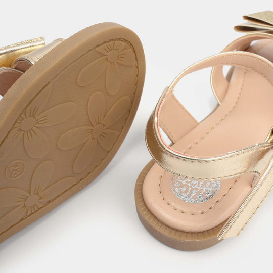 Girls Sandal 456-58-Golden