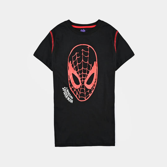 Boys Cotton Jersey T-Shirt HS-Jet Black