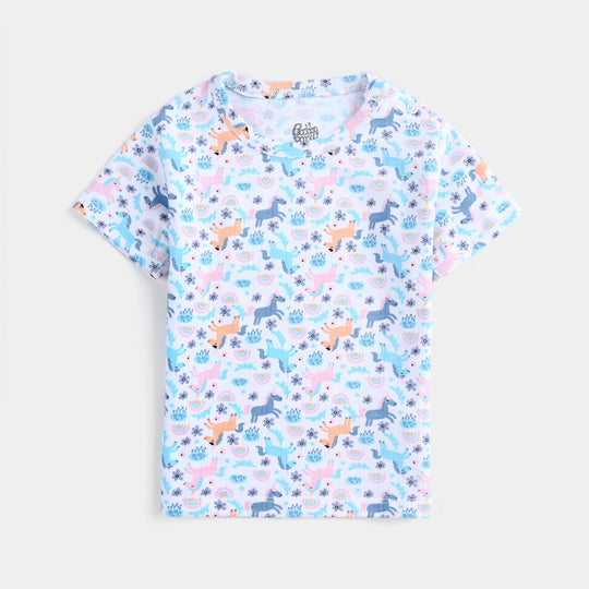 Infant Boys Drop needle Knitted NightWear -Printed