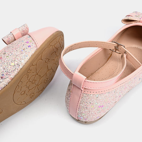 Girls Pumps 11-61-Pink
