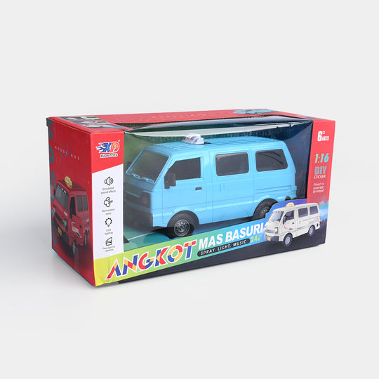 Remote Control City Van Light & Music for Kids