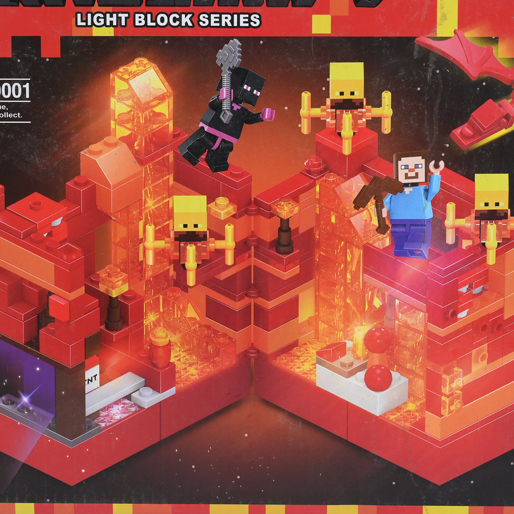 Minecraft Light Block Building Set – 356 Pcs with LED Glow