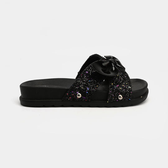 Girls Slide 013-BLACK