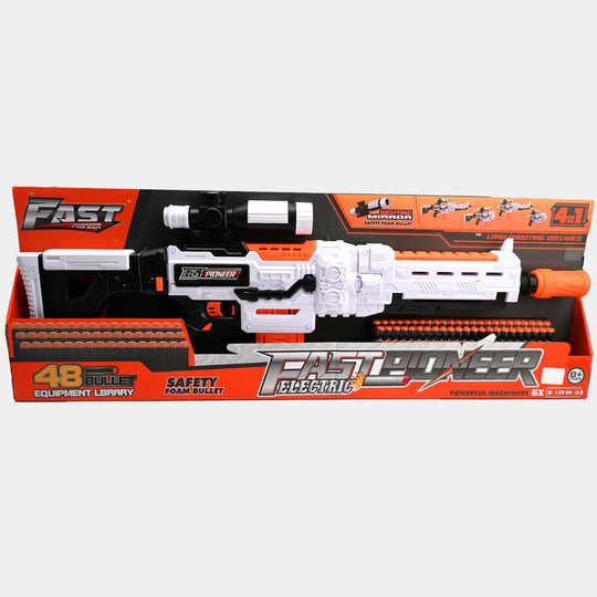 Fast Pioneer Electric Foam Dart Blaster – 48-Dart Capacity