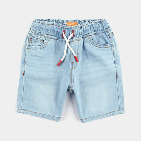 Boys Denim Stretch Short Subway-LT.Blue