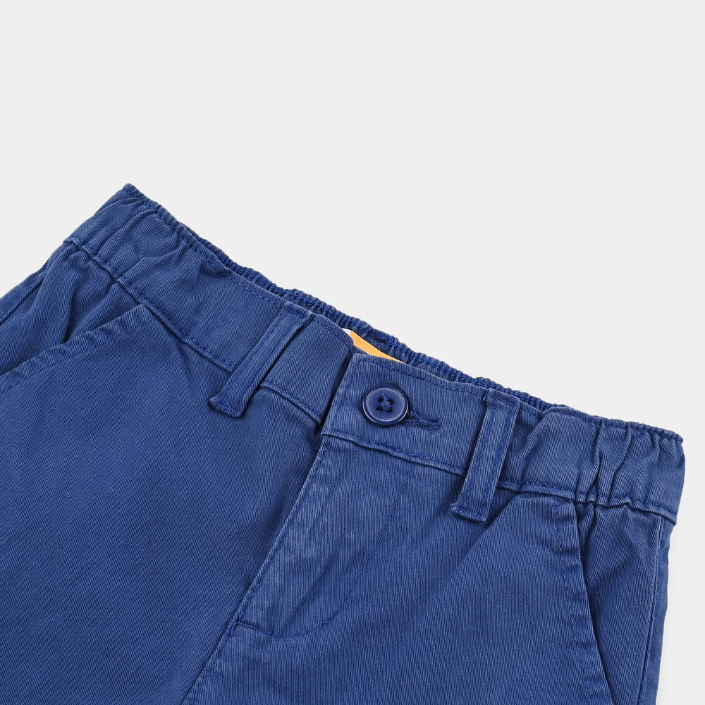 Boys Denim Stretch Twill Short Champ-Navy Blue