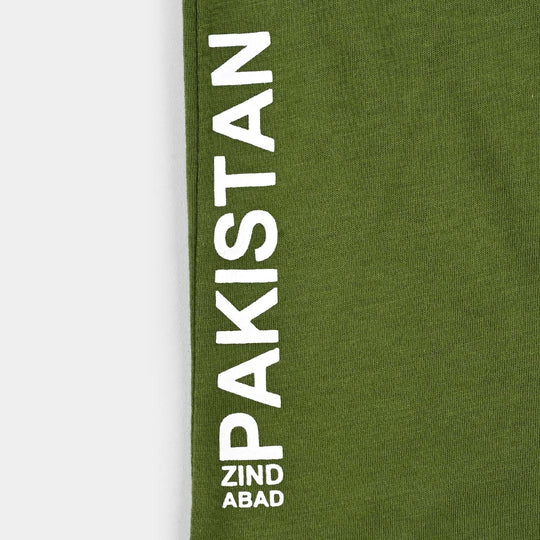 Boys Poly Cotton Jersey T-Shirt H/S ARZ-E-PAKISTAN