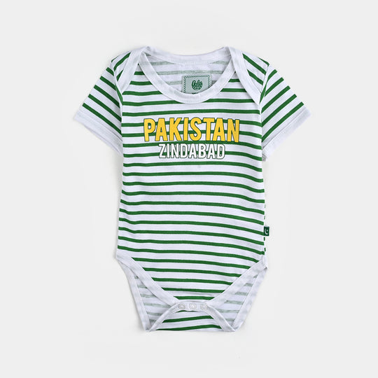 Infant Unisex Poly Cotton Jersey Basic Romper RANG-E-AZADI-Snow White