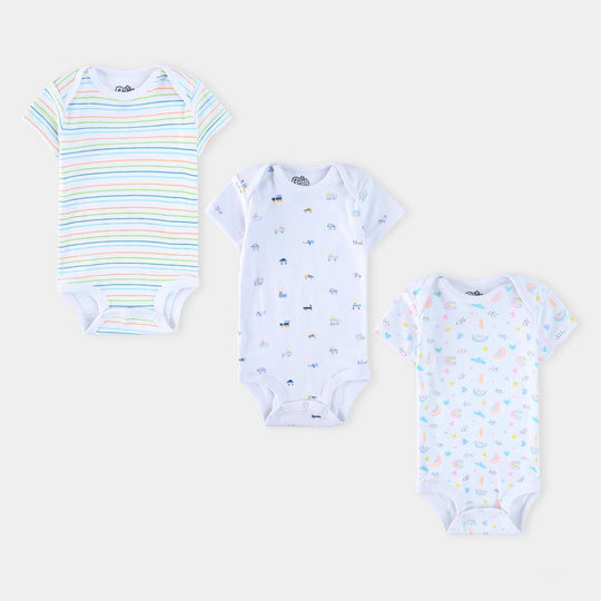 Pack Of 3 Infant Cotton Body Suit