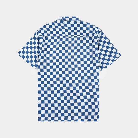 Boys Viscose Casual Shirt H/S (Beach Day)-BLUE