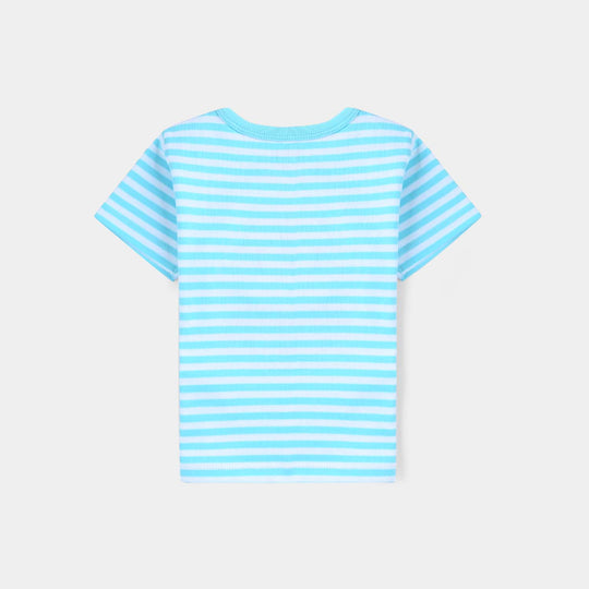 Infant Boys Cotton Interlock T-Shirt Dream Big-White