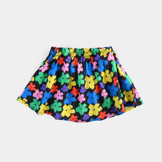 Infant Girls Viscose Skirt Floral-Multi
